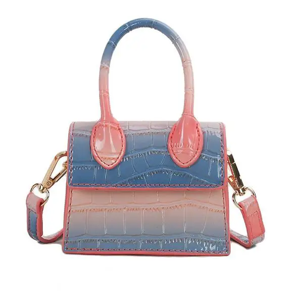

Designer Purse Handbags Bags Small Gradient Color Crocodile Leather Luxury Mini Handbag Ladies Crossbody Girls Shoulder Bag