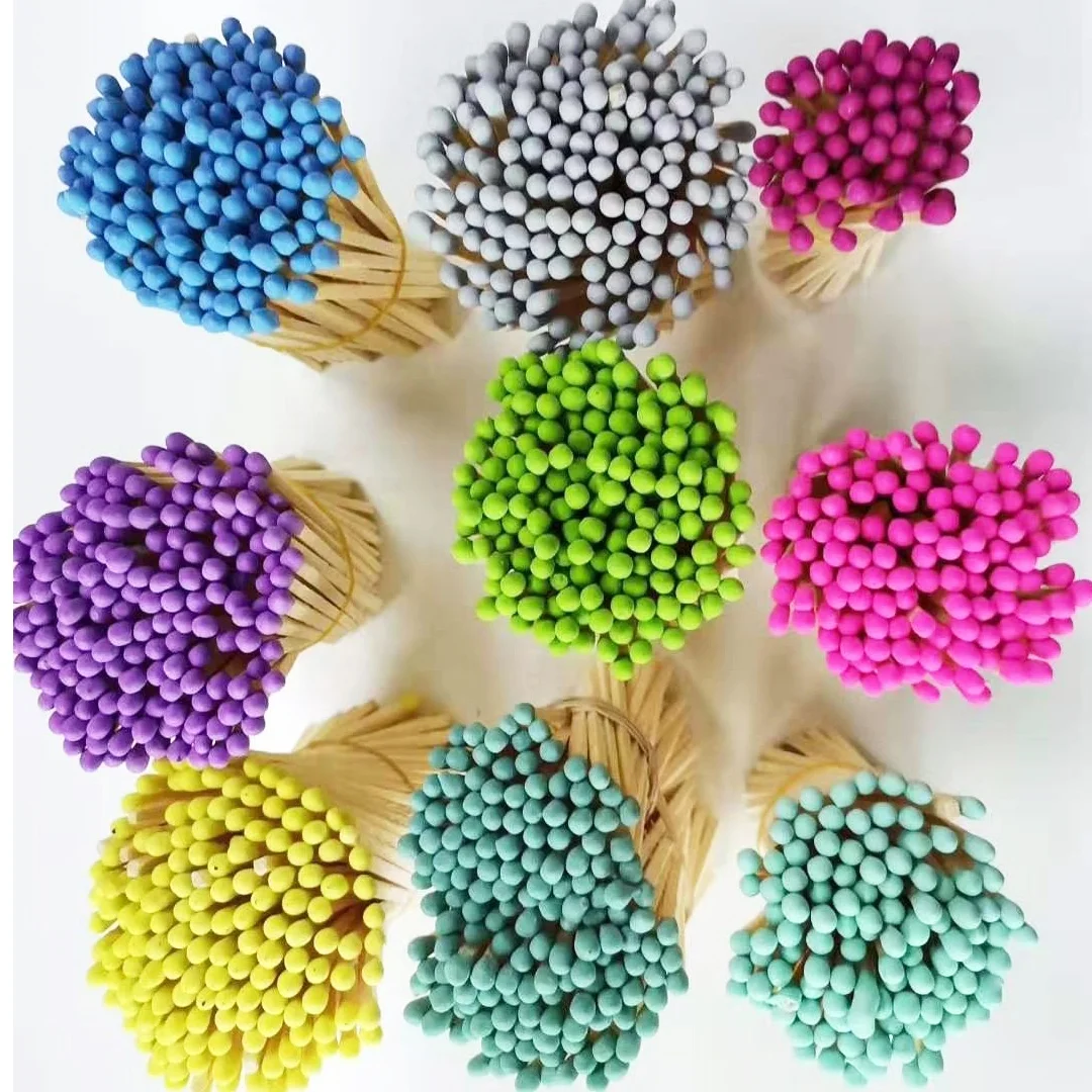 

colored tips 4 inch bulk loose long matchsticks