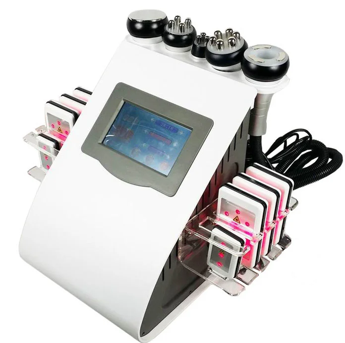 

Factory price commercial use weight loss ultrasonic rf fat freeze facial 6 in 1 machine vacuum cavitation system, White