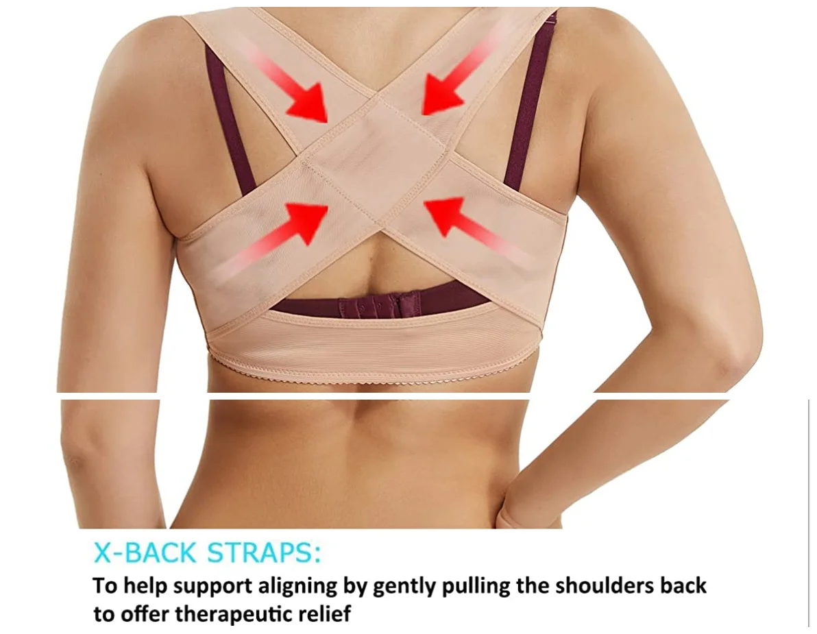 Chest Brace Up For Women Posture Corrector Shapewear Tops Back