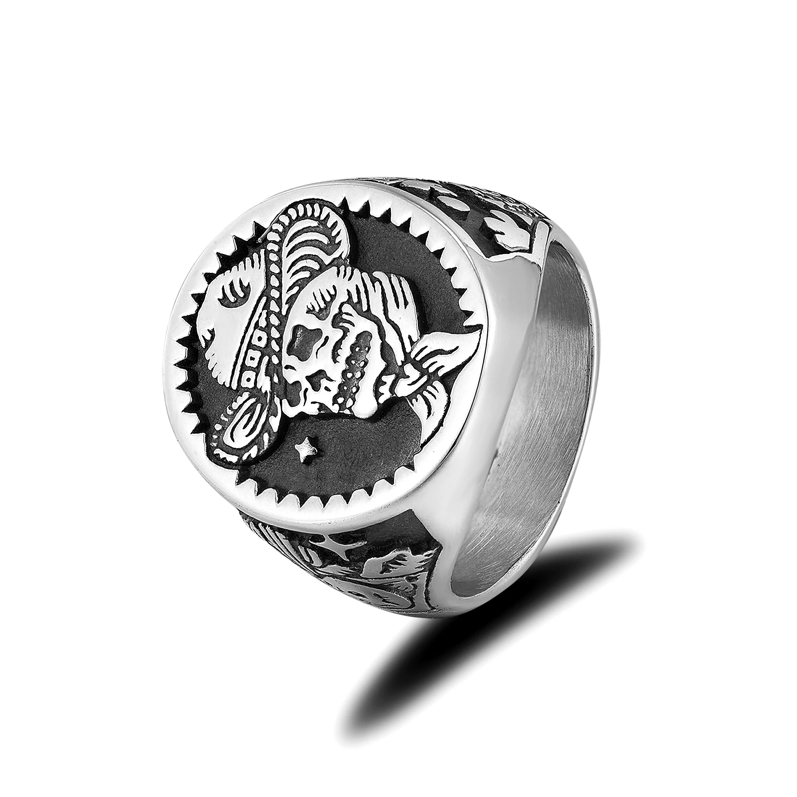 

Manufacture New Design Accessories Rings Jewelry Viking Stainless Steel Ring Wholesale