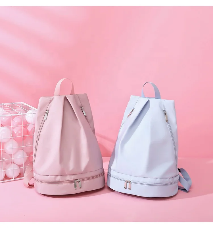 

waterproof weekend travel bags yoga backpack bag wet dry gym sports bag with shoe compartment