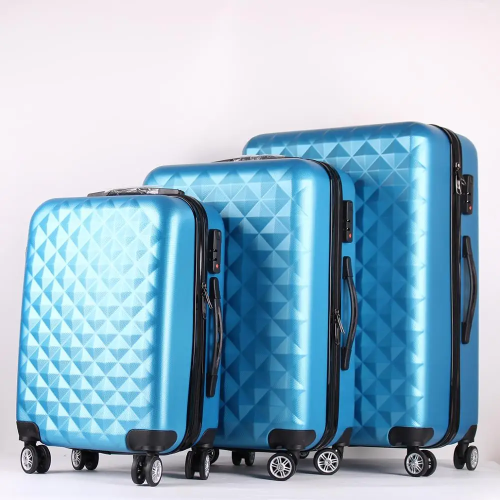 

luxury hard shell luggage set 3 piece travel used luggage for sale