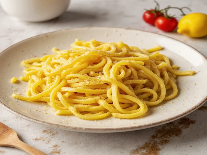 homemade fettuccine noodles