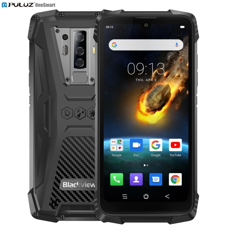 

Global Waterproof Unlock 4GB+64GB Blackview BV6900 Octa Core Rugged Android Phone with Quad Back Cameras