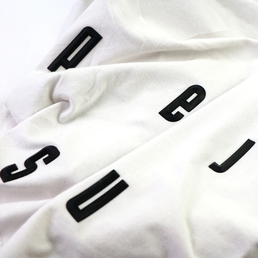 

Hotsale 3D heat transfer silicone label made embossed logo PVC rubber heat transfer labels for clothing, Custom color