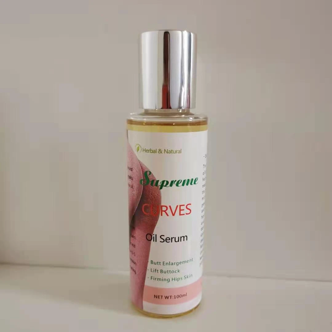 

100ml lifter buttock bumbum growth big hip up butt enhancement serum butt enhancement oil, Light yellow