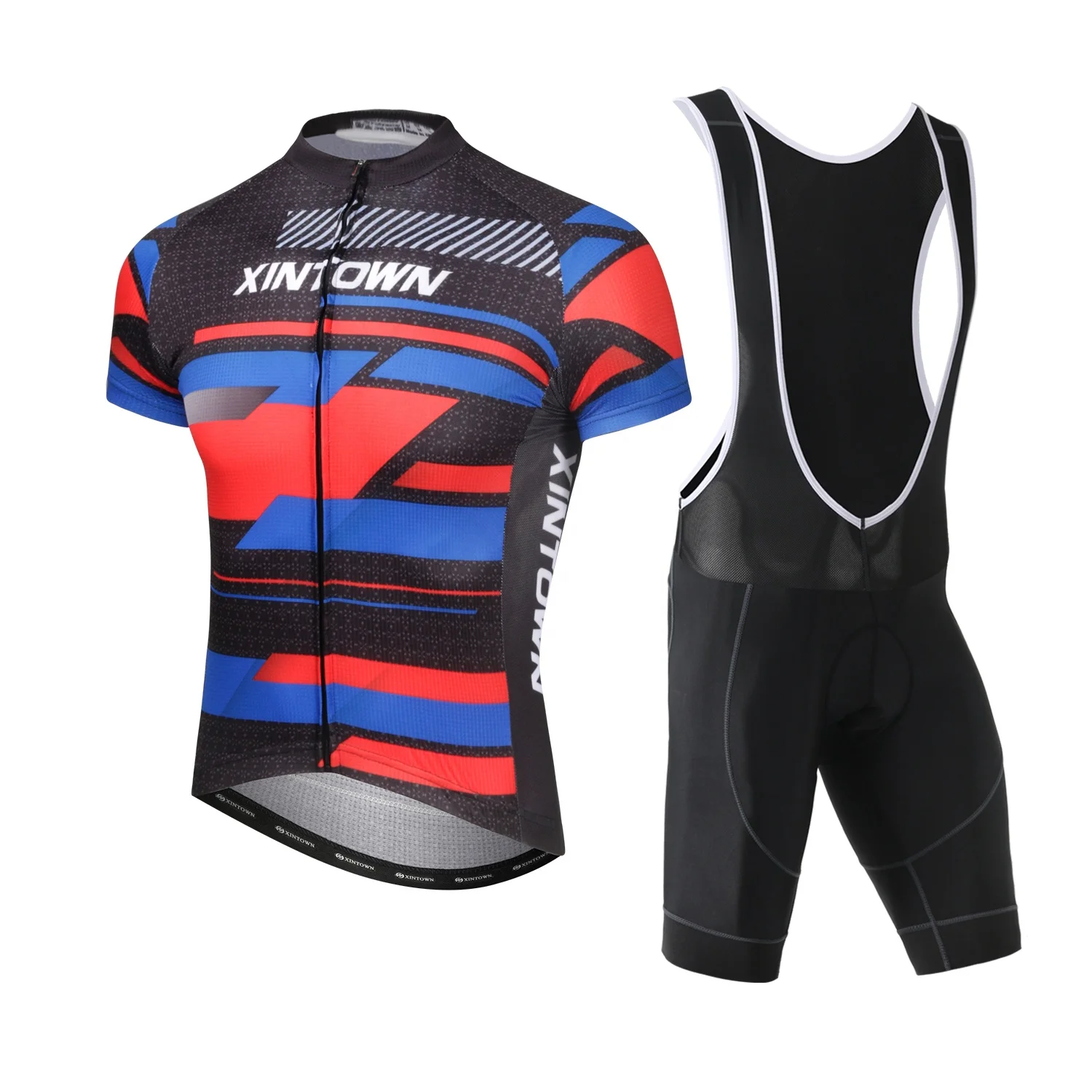 

Hot selling summer bike bib jersey custom breathable cycling suit non-slip soft shorts bicycle clothing, Blueprinting