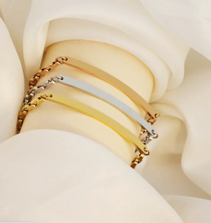 

Charare 2021 new wholesale simple alloy bangle bracelet gold jewelry accessories