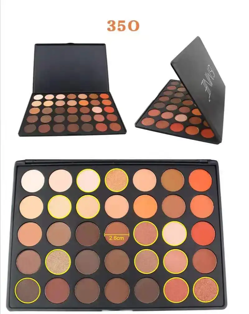

35 color eye shadow pallet custom logo matte eye shadow pallet shimmer eye shadow pallet Private custom