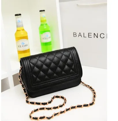 

New fashion ladies shoulder bag plaid shoulder side bags little clutch bag handbag flat embroidery thread, Customized colors
