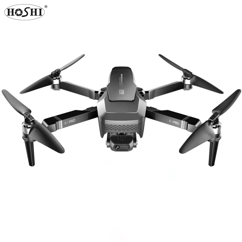 

HOSHI VISUO K1 PRO GPS 5G WiFi FPV RC Quadcopter HD Camera 2-Axis Gimbal 1.6KM Control Range Optical Flow Positioning Brushless, Black