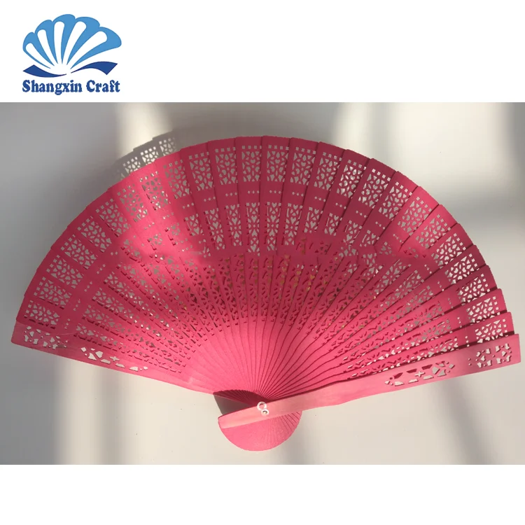 

2020 New wedding door gifts Custom Sandalwood Fans