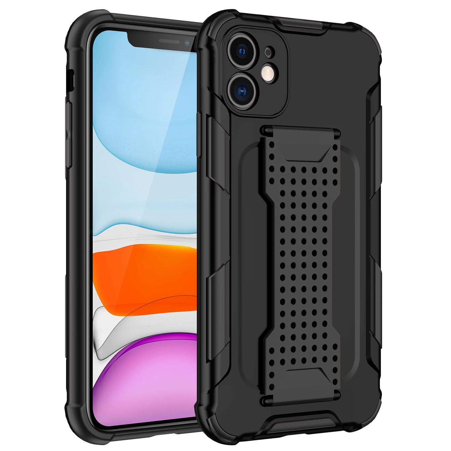 

Loop hand Grip pc case cover for iPhone 11 12 pro Cell Phone Loop Strap case cover for iPhone 7/8 plus x xs max hand grip cover
