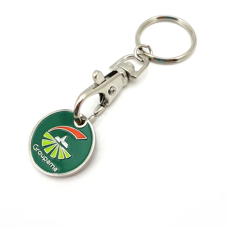 

Coin Key Chain Factory Promotion Shopping Cart