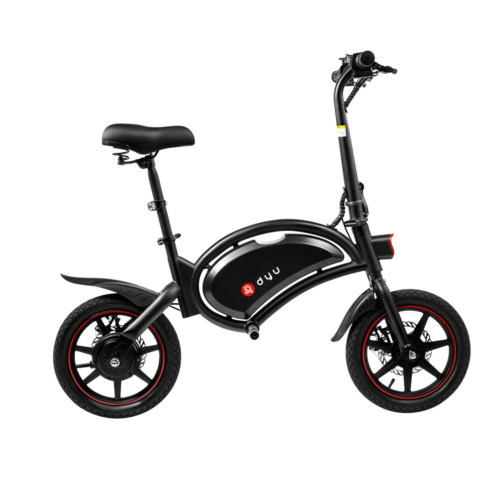 

China DYU Electric Bicycle 14 Inch 36V Electric Smart Bike With 10Ah Battery And 350W Power Electric Folding Bike