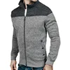 New Casual Elastic Coat Tops Jacket Outwear Jogger Zipper Men Autumn Winter Sweatercoat