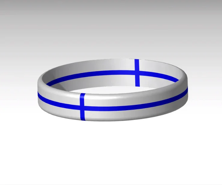 

Germany Flags Custom Logo Rubber Personalized Silicone Bangle Bracelets Wristband, Customized color