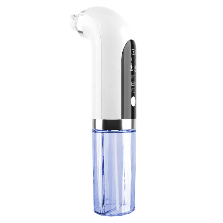 

Home Use Handheld Hydra Microdermabrasion Facial Cleaning Exfoliation and Moisturizing Big Suction, White