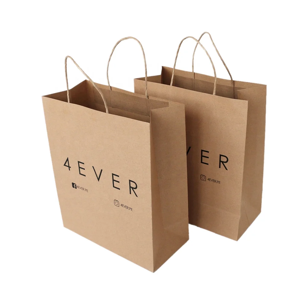 

Paperbags with your own logo Customized Paperbags Print Paperbags Kraft Paper