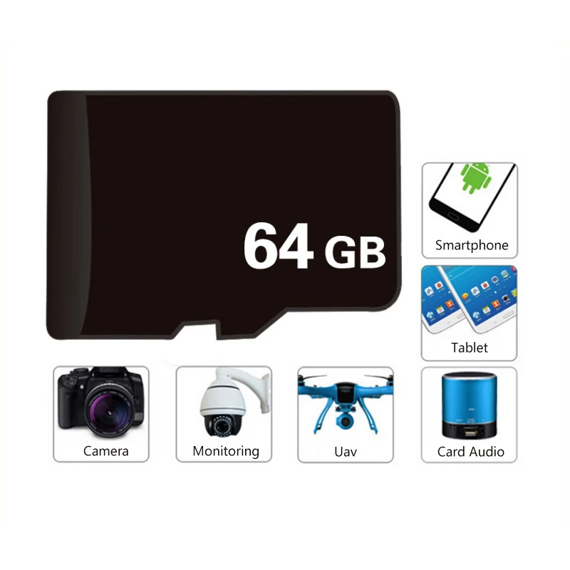 Custom LOGO Full Capacity High Speed Micro SD Memory Card 8GB 64GB 32GB 128GB 256GB Micro SD Cards Memorias For Phone TF Card - ANKUX.COM
