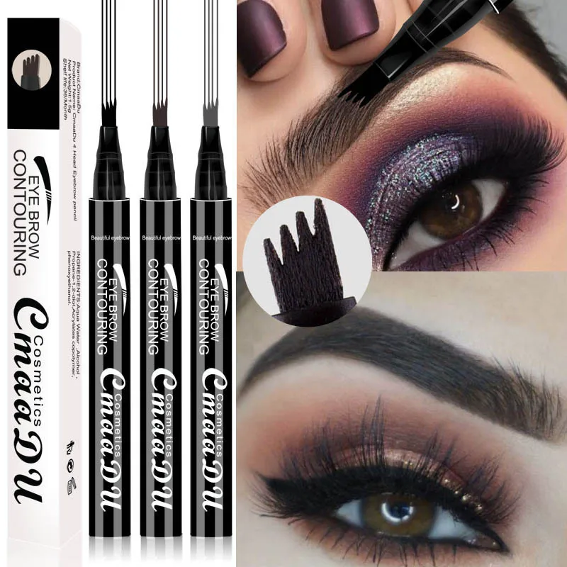 

High Quality Waterproof Eyebrow Pen Cosmetic Vegan Eyebrow Pencil, Multi-colored