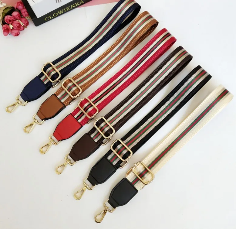 

Colored Belt Bags gift Accessories for Women Rainbow Adjustable Shoulder Hanger Handbag Straps Decorative Handle bag Strap, Customized