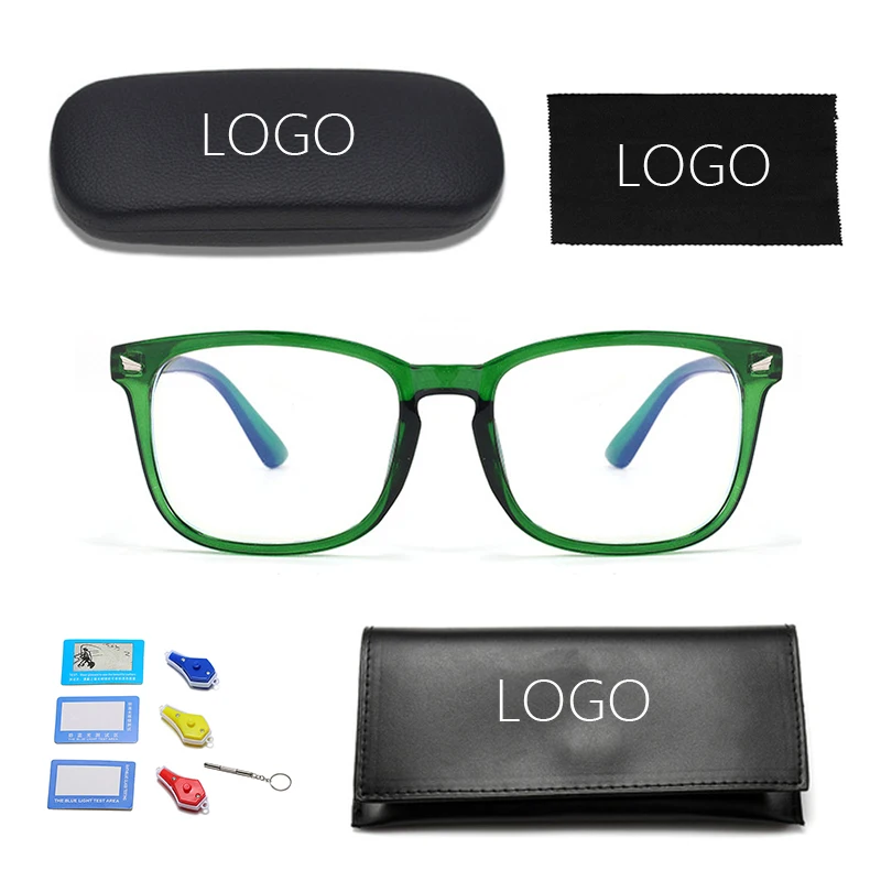

Pc Unisex Optical Frames Eyeglasses Glasses Anti Blue Light Plastic Frame, 6 colors