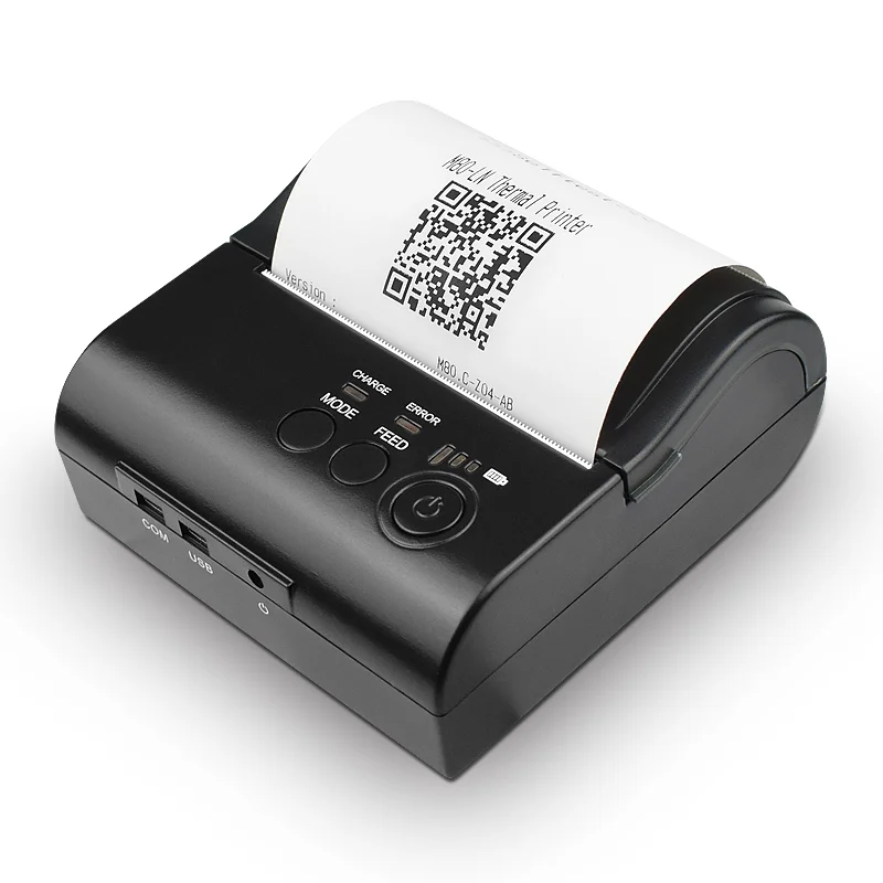 

80mm paper Thermal Receipt Printer ZJ 8001 Printer Mini for Android IOS Mobile phone printer