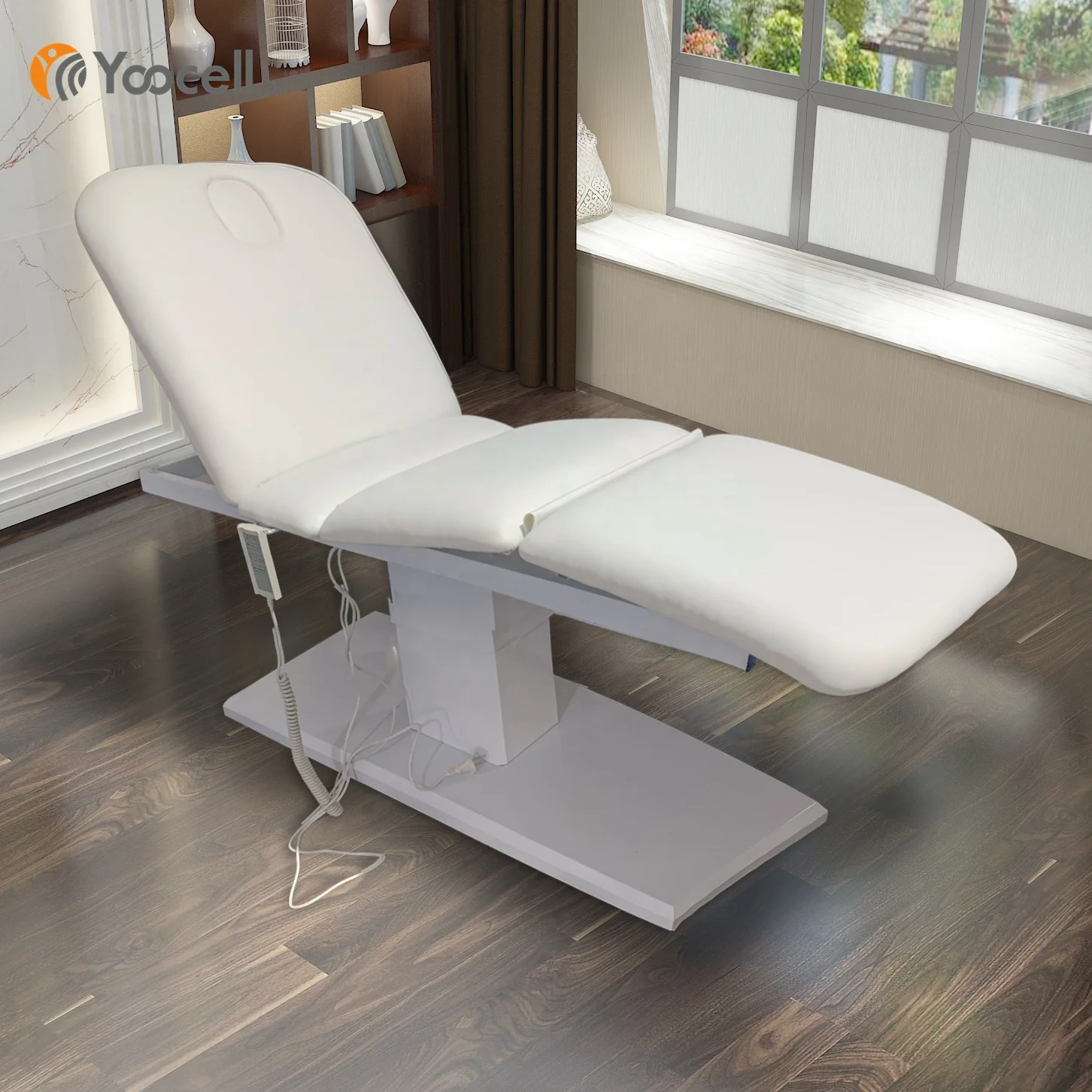 Yoocell White Color Beauty Bed Salon Spa Manicure Table 3 Motors