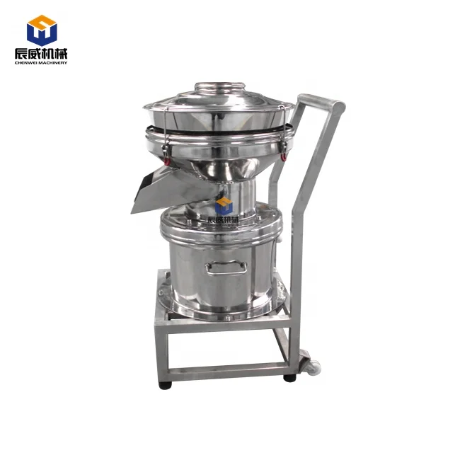 

CW stainless steel movable soy milk 450 type vibrating filter liquid water filter sieve shaker machine