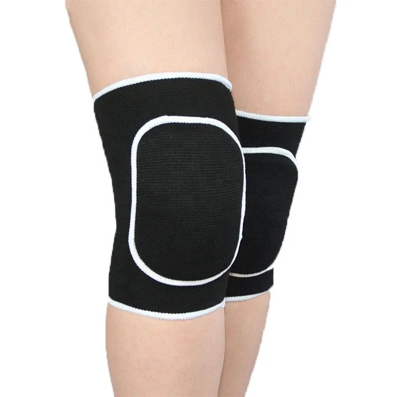 

Nylon Knitted Warm Breathable Sponge Knee Protection Badminton Volleyball Pole Dance Kneeling Exercise Leg Protection Customized, 5 colors to choose
