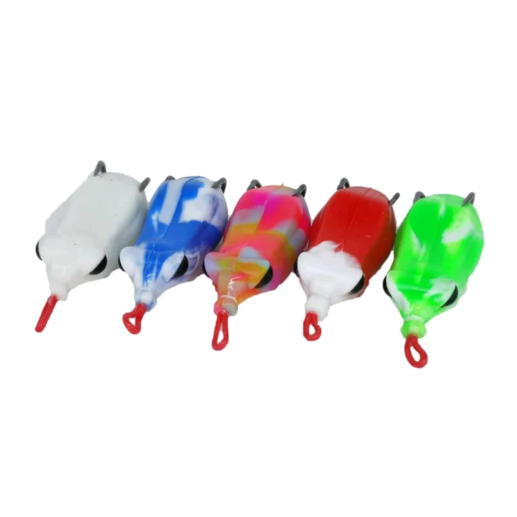 

Hot Sale sequins 5.5cm 11g Barb hook Silica gel bait frog fishing lure frog lure