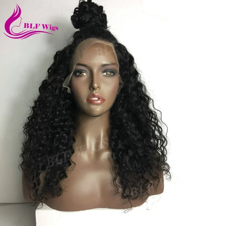 

100% Natural Virgin Malaysian Kinky Curly Hair Wig, Cheap Cuticle Aligned Hair Wig, Human Hair Full Lace Wigs for Black Women