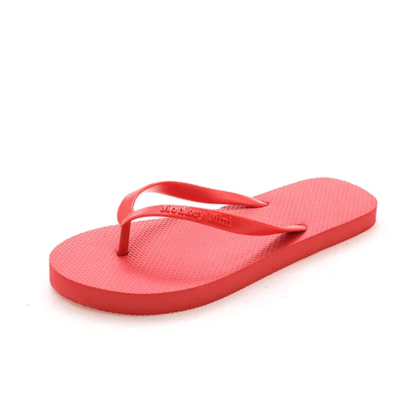

2021 new flip flops rubber thick soles summer solid color beach flipflops indoor soft non-slip bathroom slippers for women men, Customized color