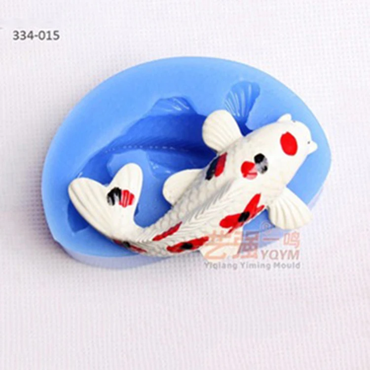 

Kitchen Tools Utensils 3d Fish Food Grade Soft Silicone Cake Mould, Random color