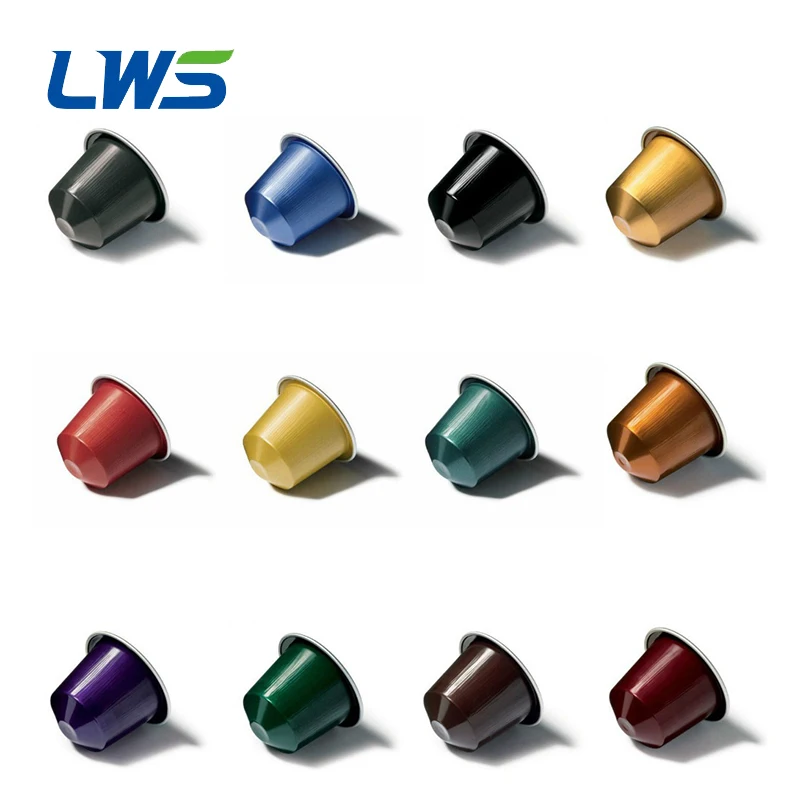 

Eco-friendly empty aluminum nespresso coffee capsules manufacture