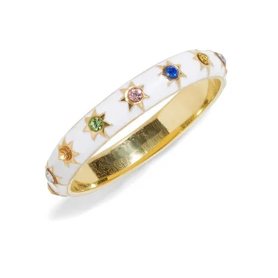 

Wholesale Brass Ring With Colorful Diamonds Jewelry 2021 New Product, Gold