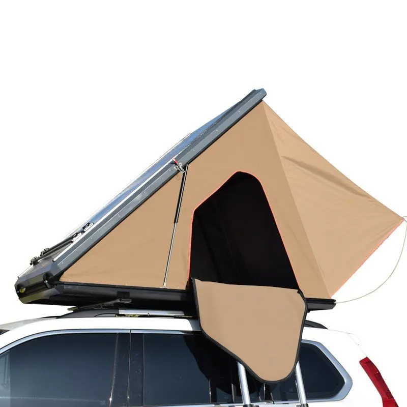 

2020 new alu shell Aluminum triangle 2 person car roof top tent