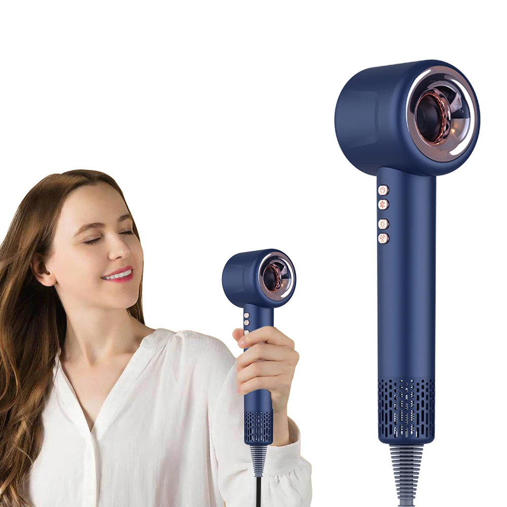 

2023 Professional High Speed Hair Dryer Fast Hairdryer secadora de cabello Hot Brush Styler 110000rpm Ionic Hair Dryer