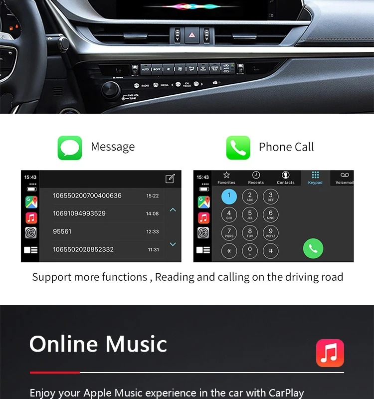Navihua Car Android Auto For Lexus Wireless Carplay For Lexus Series