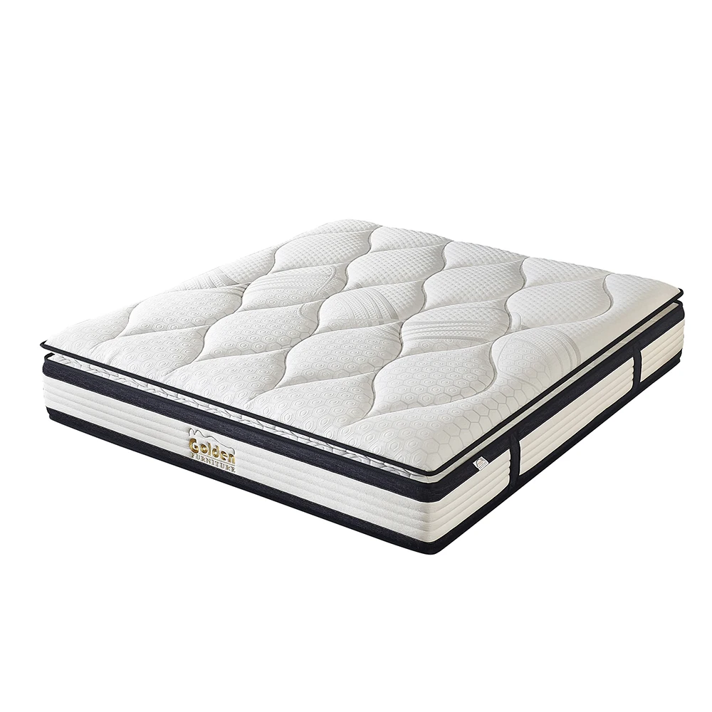 

Hypo-allergenic Eco-Friendly fabric memory foam topper gel foam best quality king bed mattress for hotels