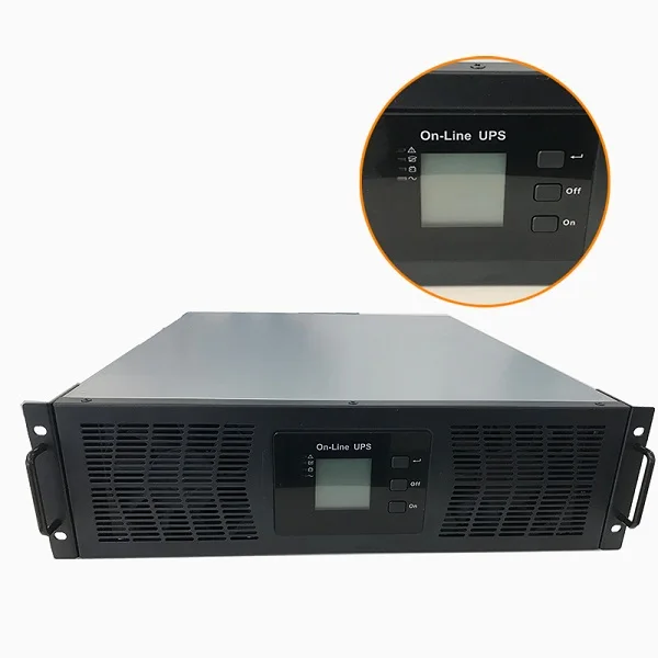 400 kva 380v three phase pure sine wave rack mount online ups systems modular with RS232 port