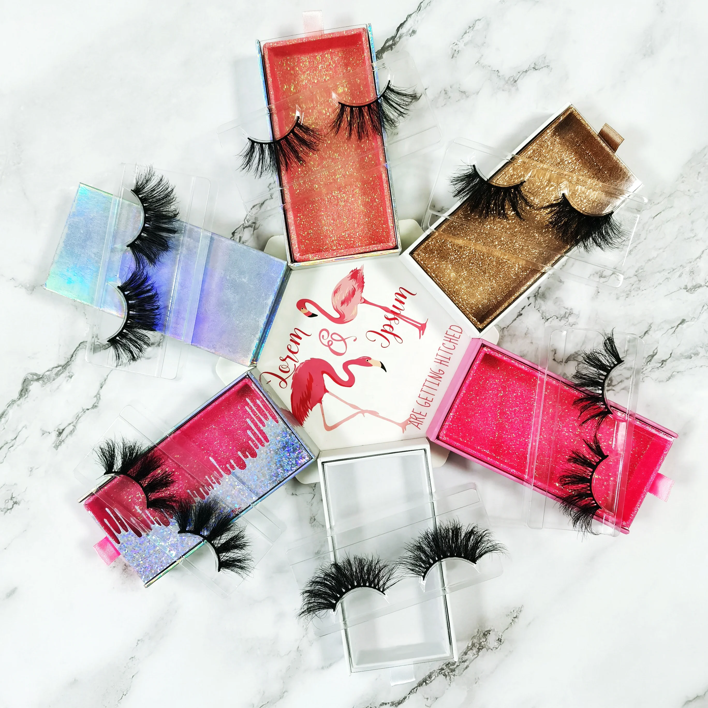 

10 pairs wholesale real 25mm mink siberian lashes with packs lash cases lashes eyelashes mink