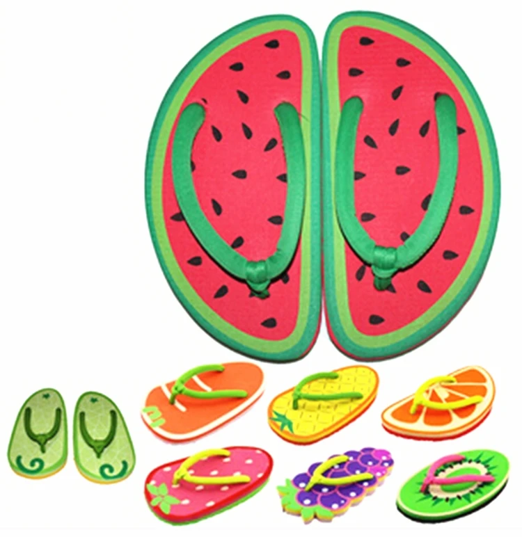 

2021 Cartoon Fruit Jelly Women's Summer Beach Slippers, Same as picture show