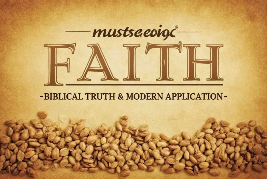 Historical mustard plant growing in ancient Near East soil with biblical scroll