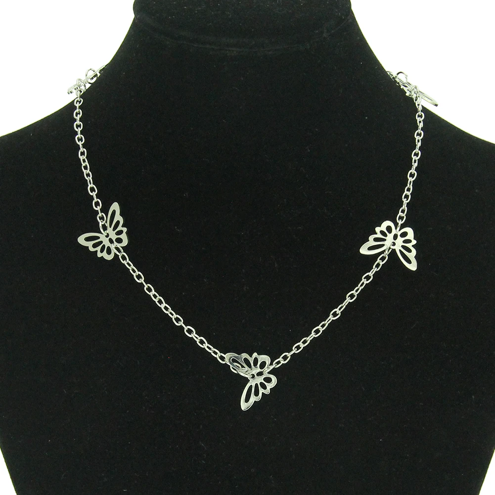 

Miraculous Butterfly Necklace Gold Crystal Necklaces Jewelry Sets