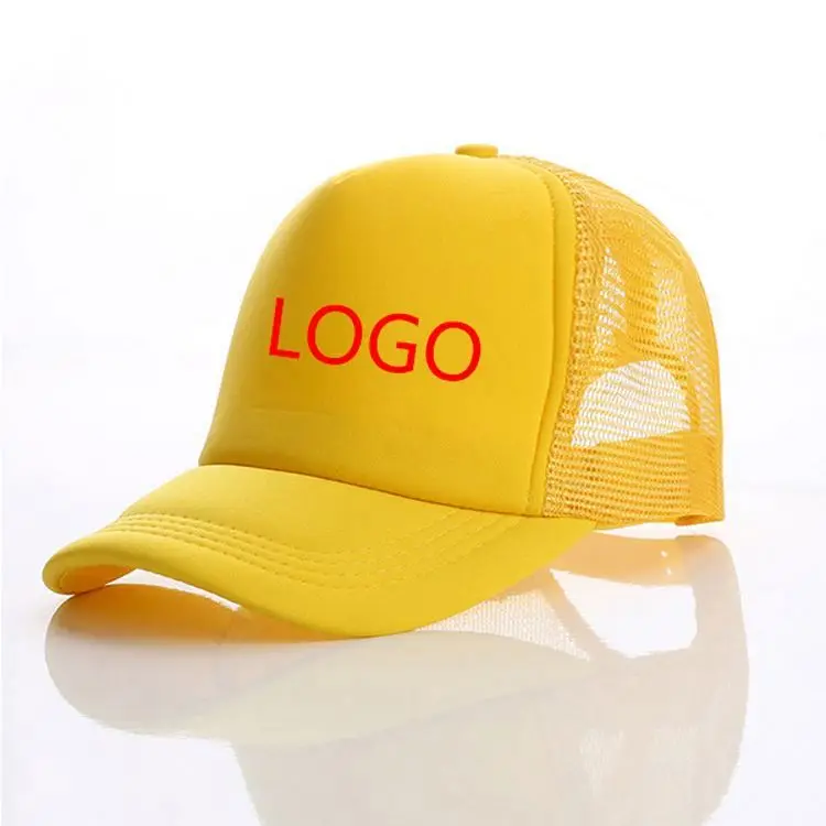 

High Quality Custom Caterpillar Trucker Hat Suede Trucker Mesh Cap