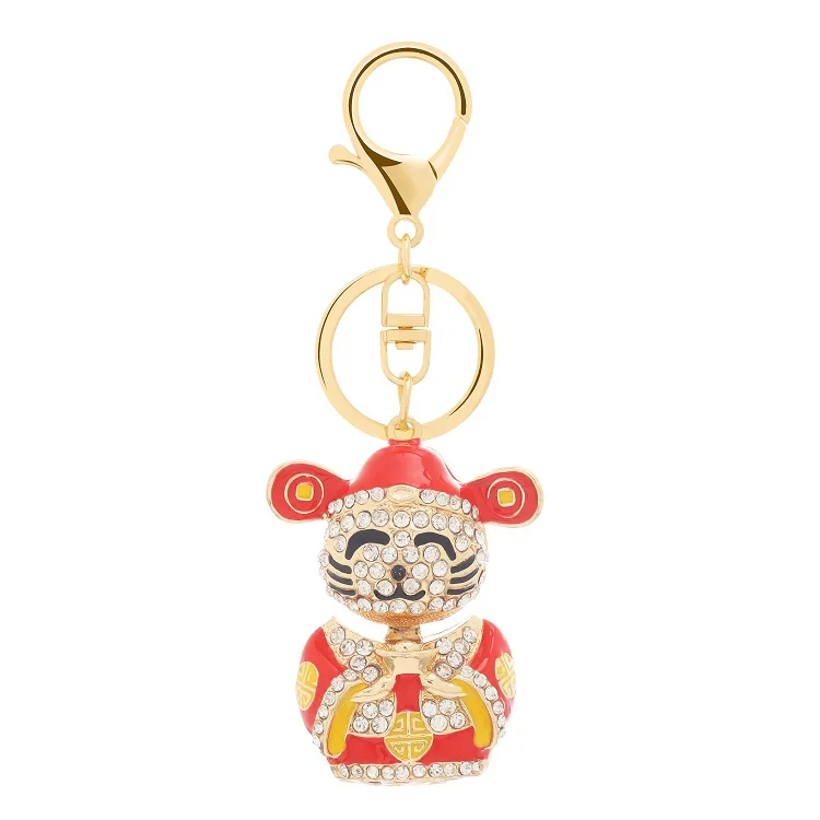 

New style multiple cute lucky cat panda creative keychain kids bag decoration animal keychain