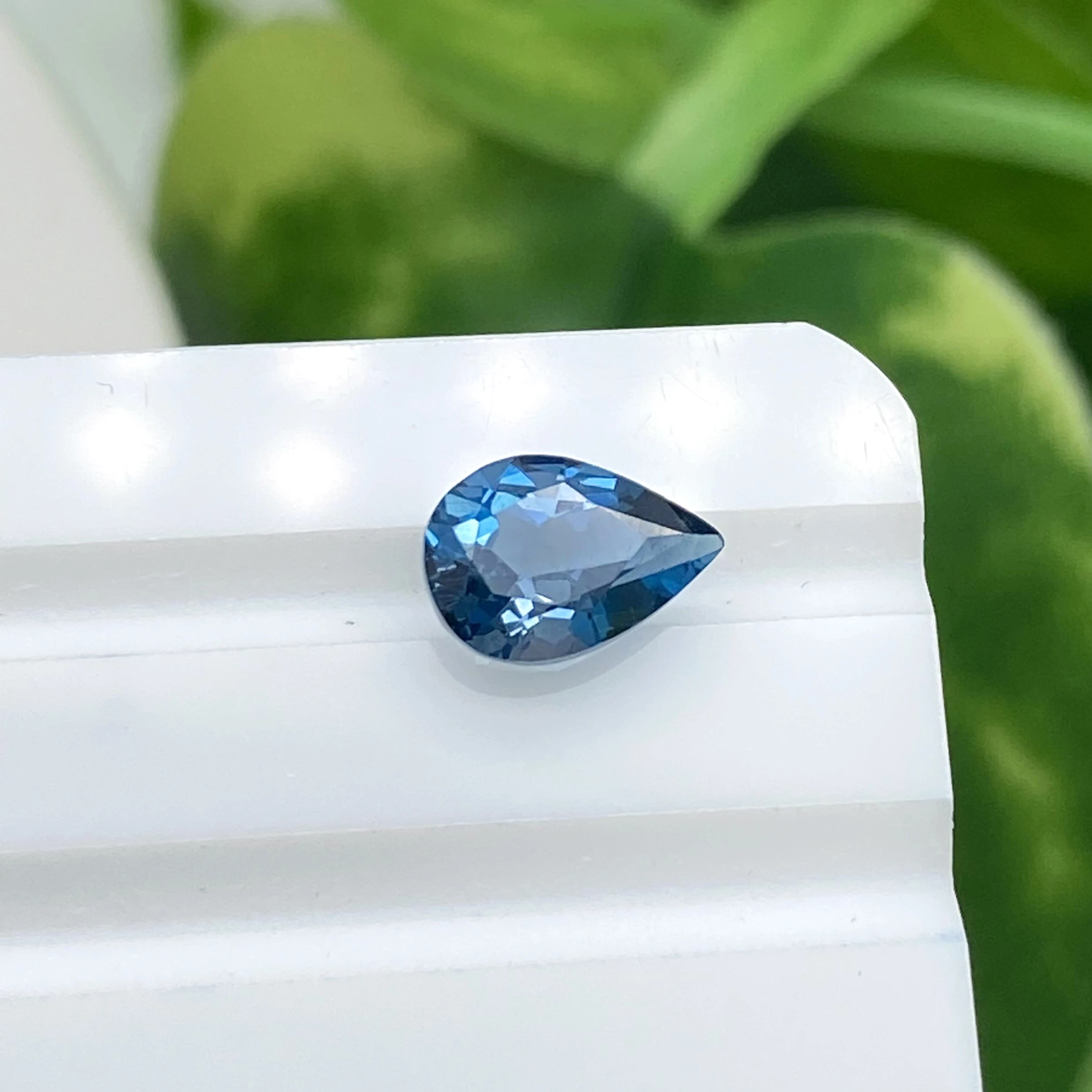 Pear Cut 5x3mm~12x8mm Good Quality London Blue Topaz Price Per Piece Crystal  Jewelry Natural London Blue Topaz